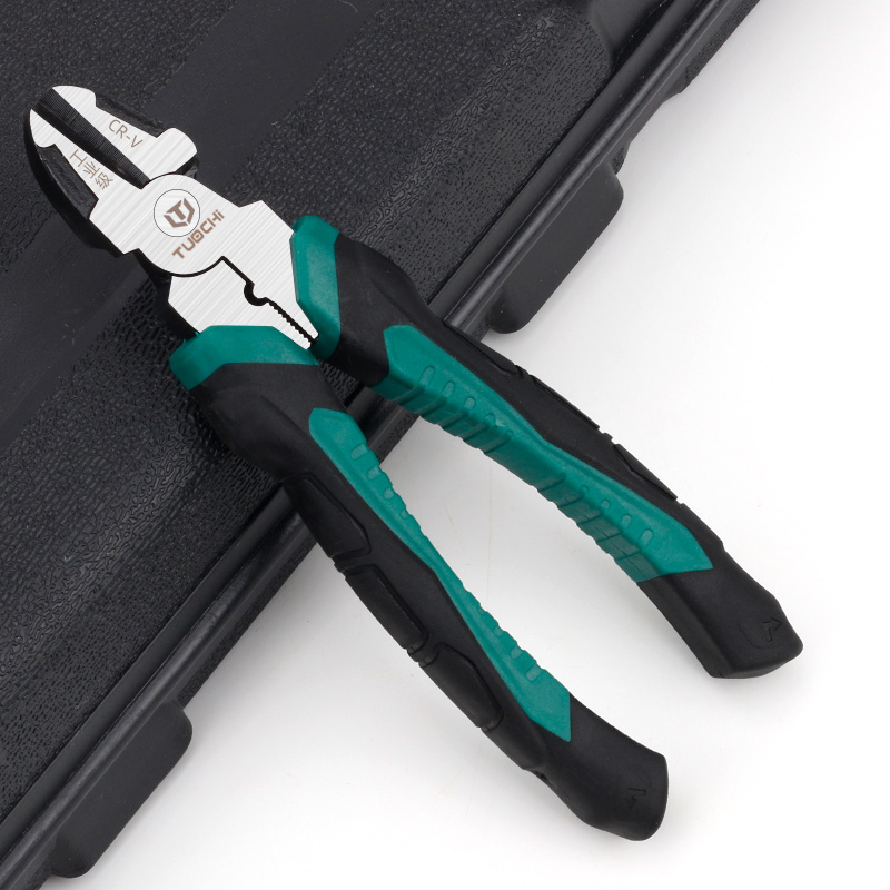 Long Nose Diagonal Cutting Combination Pliers Hand Tool Multi Functional Set