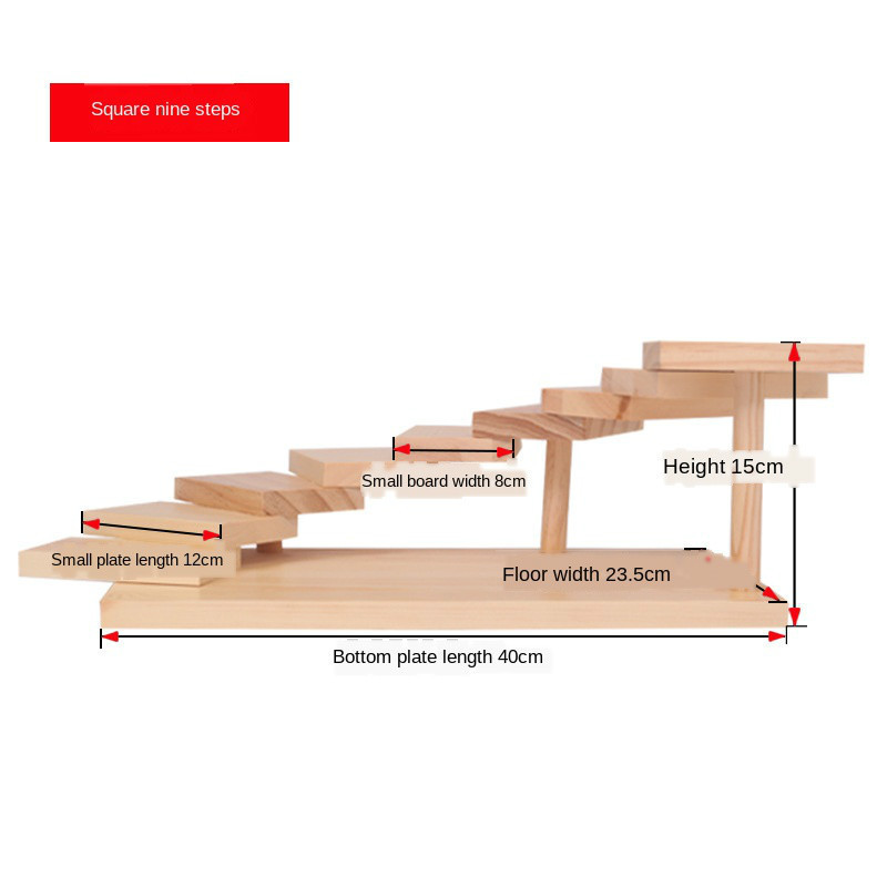 Step By Step High-rise Tableware Japanese Creative Sashimi Sushi Barbecue Hot Pot Restaurant Wooden Plate Rotating Snack Rack