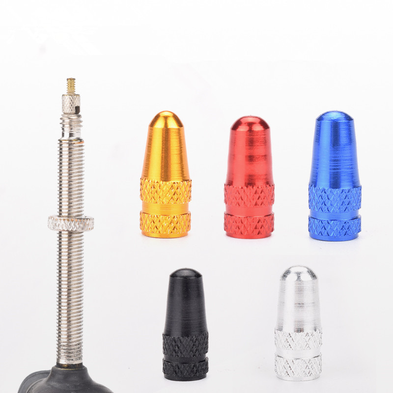 Bicycle Accessories Aluminum French Style Presta tire valve cap