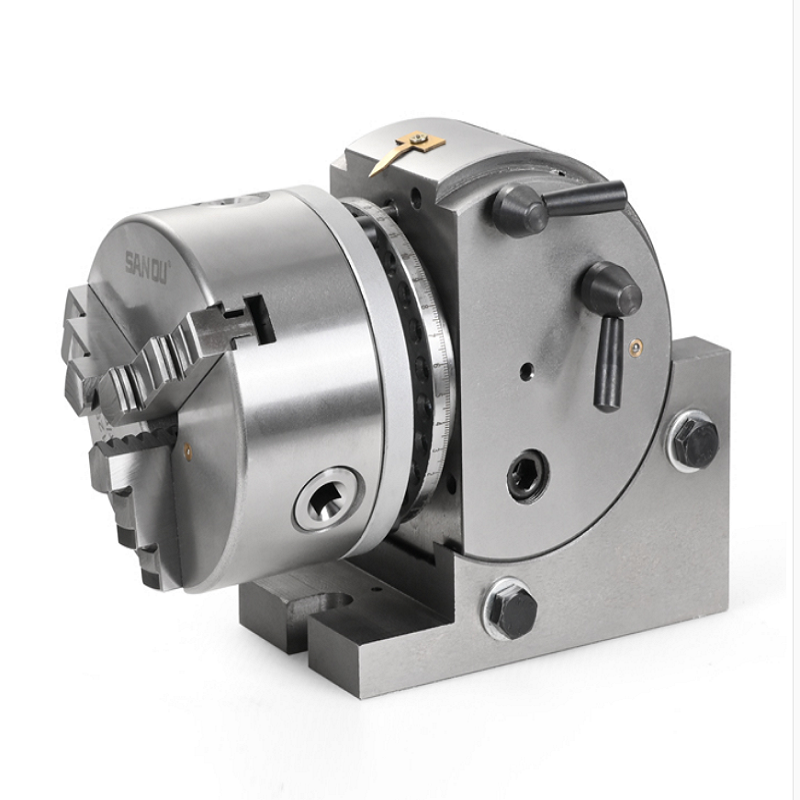 5INCH +125 THERR-CLAW CHUCK +TAILSTOCK   Milling machine indexing head BS simple indexing head 4 inch 5 inch 6 inch 8 inch