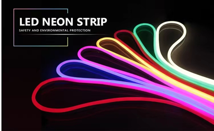 flex neon light custom 12v  decorative  rope lamp neon flexible silicone tube led neon sign light