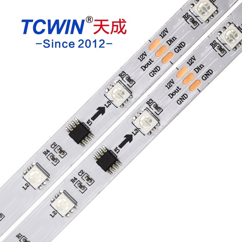 IP20 led strip light tape 30 leds per m  SMD 5050 breakpoint continuous transfer multi color