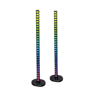 Rhythm Floor Light with Remote,Reactive Music Modes Color Change RGB Standing Lamp  for PC, TV, Party, Gaming Room Decoration 5v