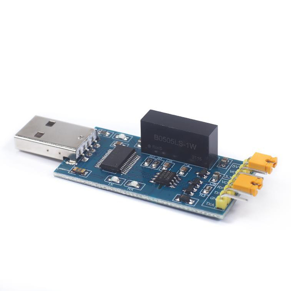 Taidacent USB to Serial Signal Isolator Adapter FT232RL USB to TTL Board FT232R USB  to TTL Uart 3.3V/5V Converter Board