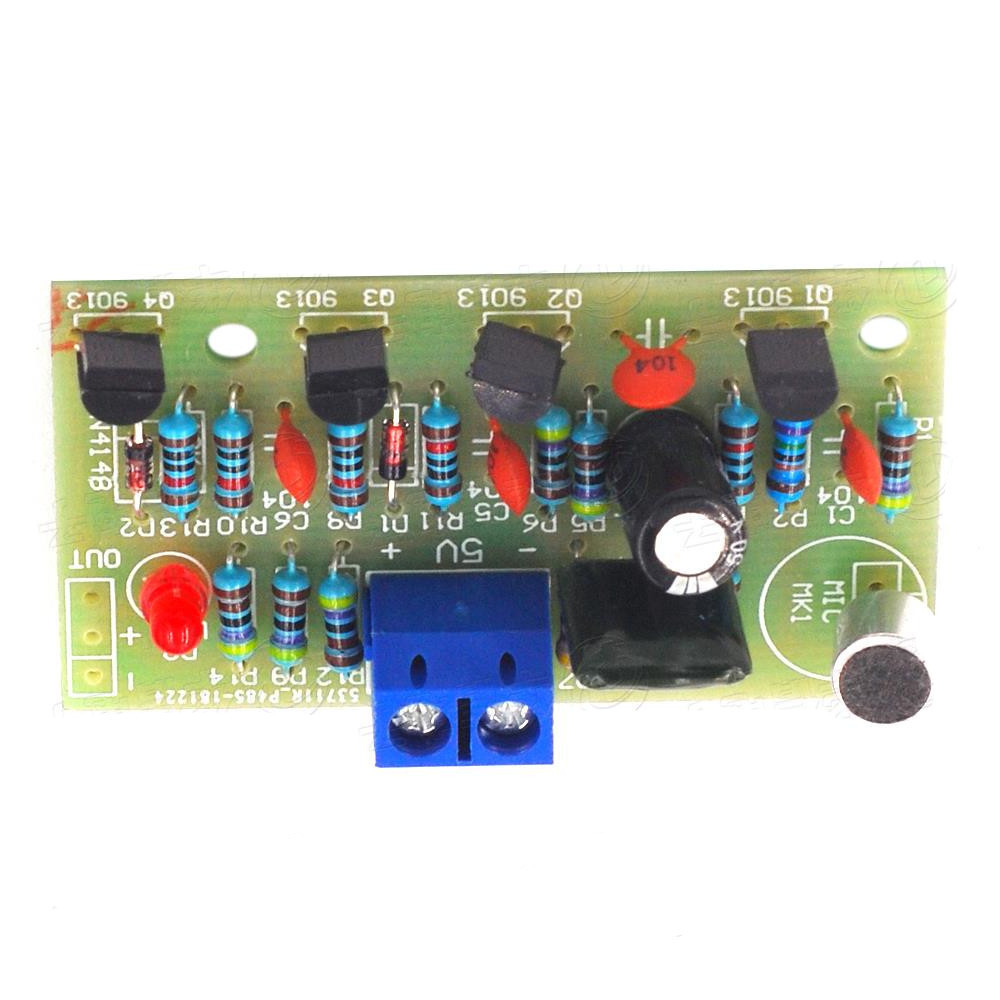 Taidacent Electronic Light Sensitive Activated Sound Sensor Clap Switches Pcb Module Clapping Voice On Off Clap Switch by Hand