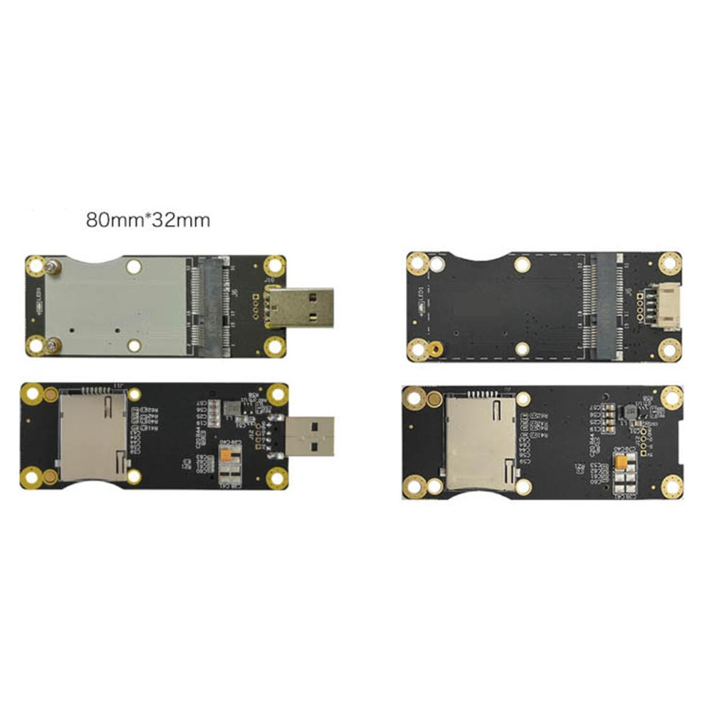 Taidacent MINI PCI Express /PCIE to USB 3.0 Adapter Card for WIFI Wireless WWAN 4G LTE Module Modem With SIM UIM Card Slot