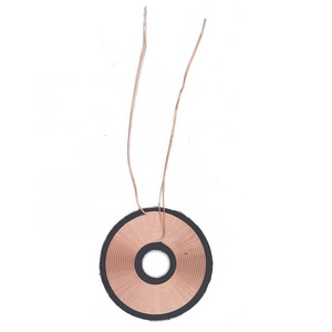 Taidacent Litz Induction Coil With Ferrite Shielding Core Inductor Full Copper Miniature Electromagnet Coil For Wireless Charger