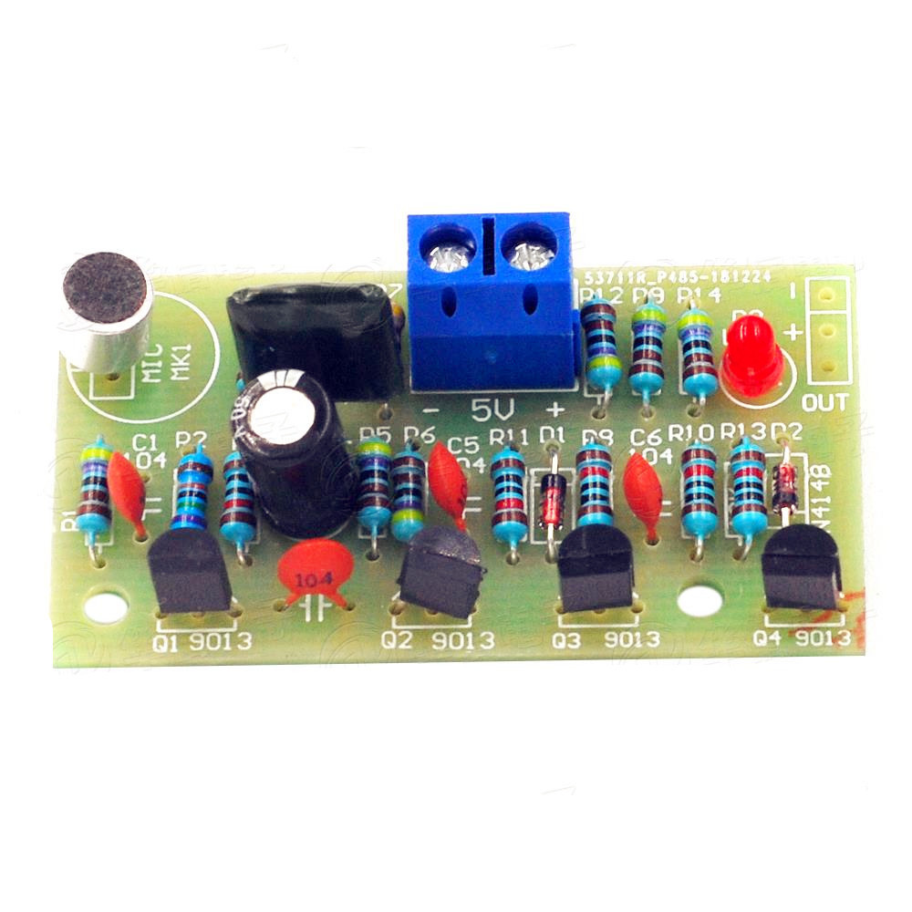 Taidacent Electronic Light Sensitive Activated Sound Sensor Clap Switches Pcb Module Clapping Voice On Off Clap Switch by Hand