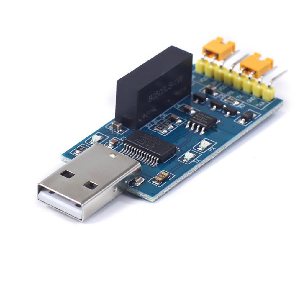 Taidacent USB to Serial Signal Isolator Adapter FT232RL USB to TTL Board FT232R USB  to TTL Uart 3.3V/5V Converter Board