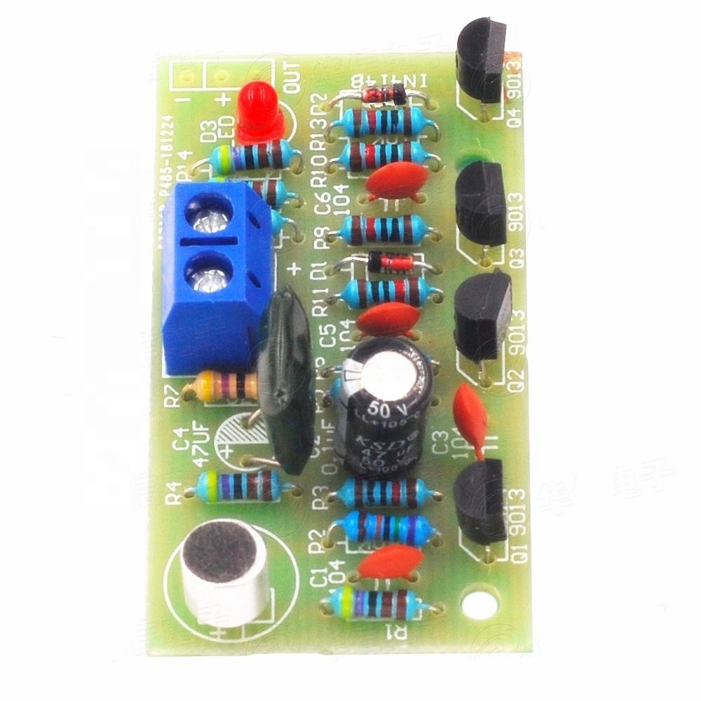 Taidacent Electronic Light Sensitive Activated Sound Sensor Clap Switches Pcb Module Clapping Voice On Off Clap Switch by Hand