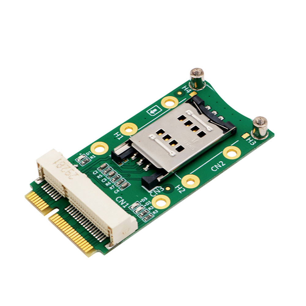 Taidacent Mini PCIE USB Adapter Breakout Board PCI to PCIE Converter for 3G 4G Module With Sim Card Holder