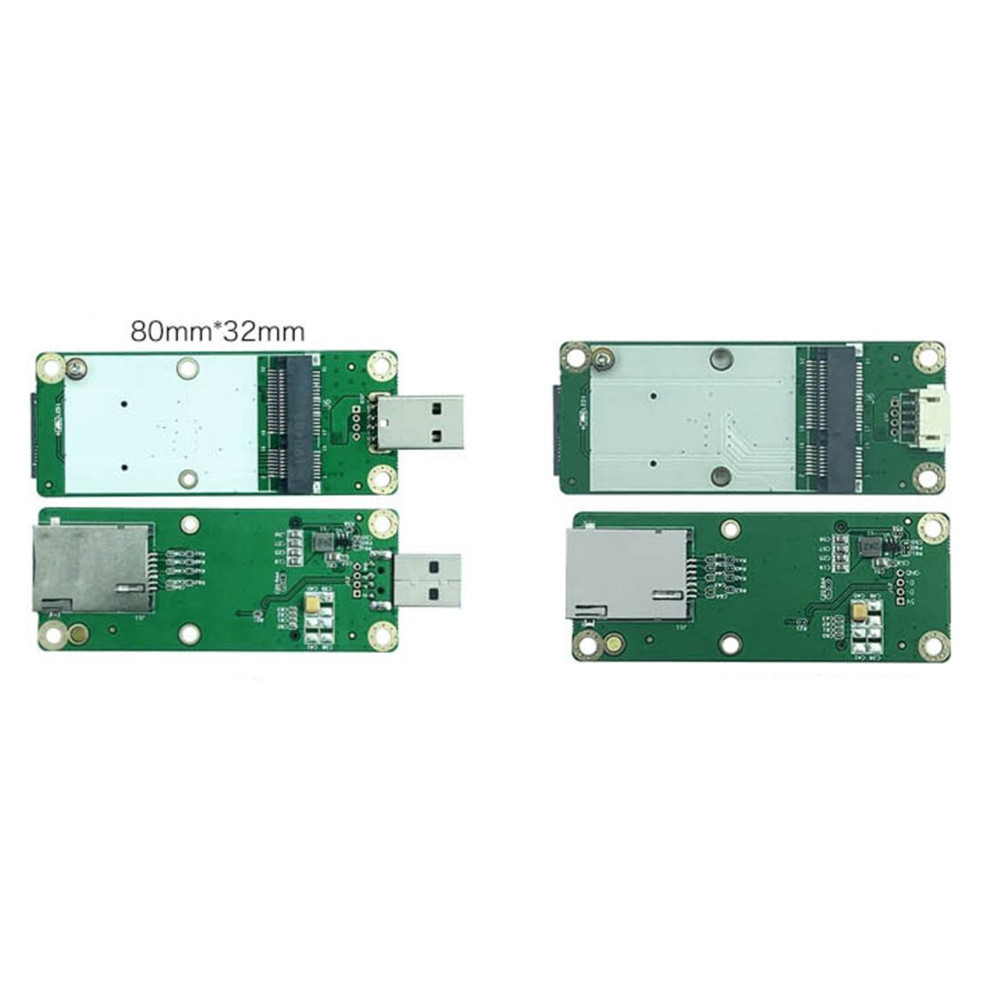 Taidacent MINI PCI Express /PCIE to USB 3.0 Adapter Card for WIFI Wireless WWAN 4G LTE Module Modem With SIM UIM Card Slot