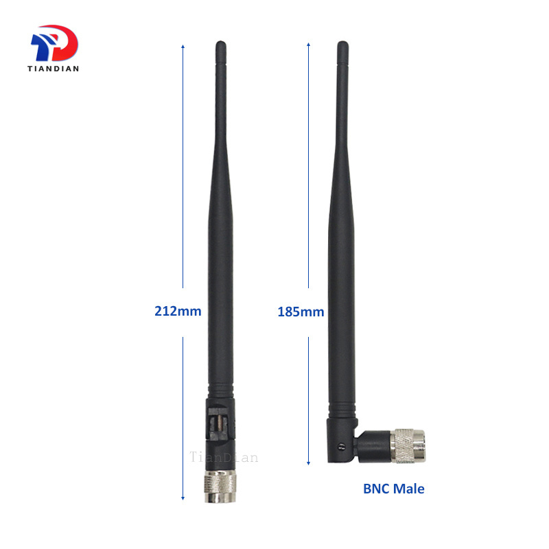 212mm Omni 7dBi Rubber Foldable TNC male 400Mhz-900Mhz 868Mhz Wireless communication microphone antenna