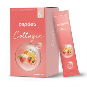 Thailand fiber collagen drink private label ODM phyto booster whitening hydrolyzed marine collagen drinking powder for skin