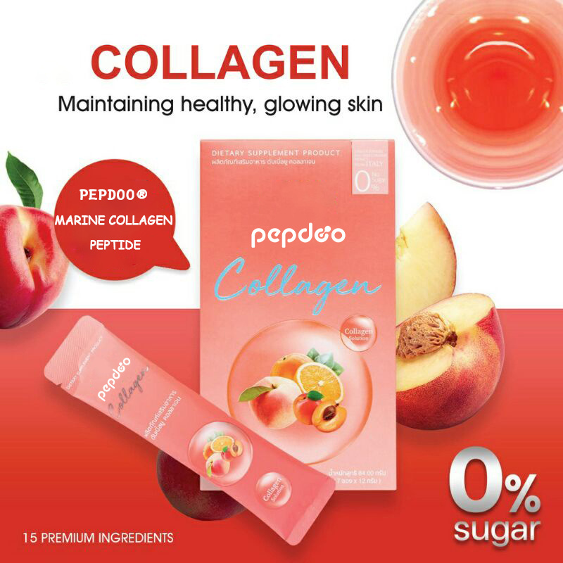 Thailand fiber collagen drink private label ODM phyto booster whitening hydrolyzed marine collagen drinking powder for skin