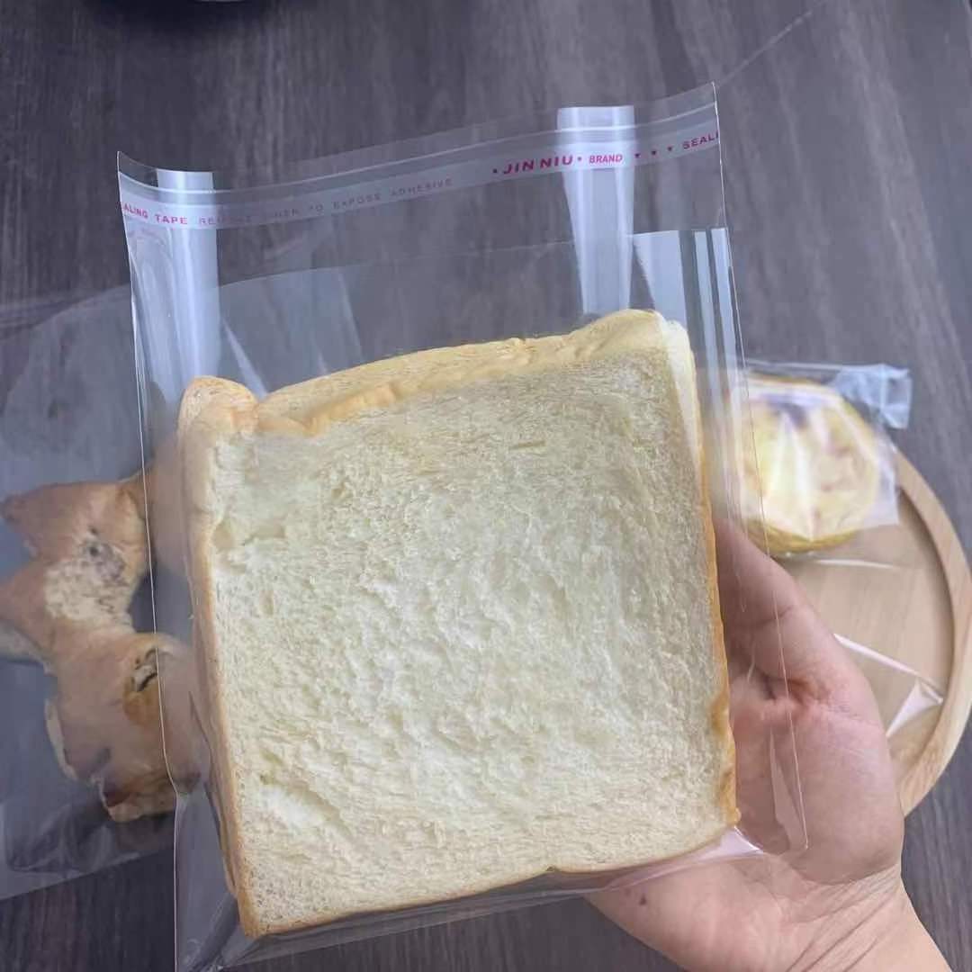 Reusable Recycle Plastic Bags Printing Micro Perforated Packaging Toast Bread Bag