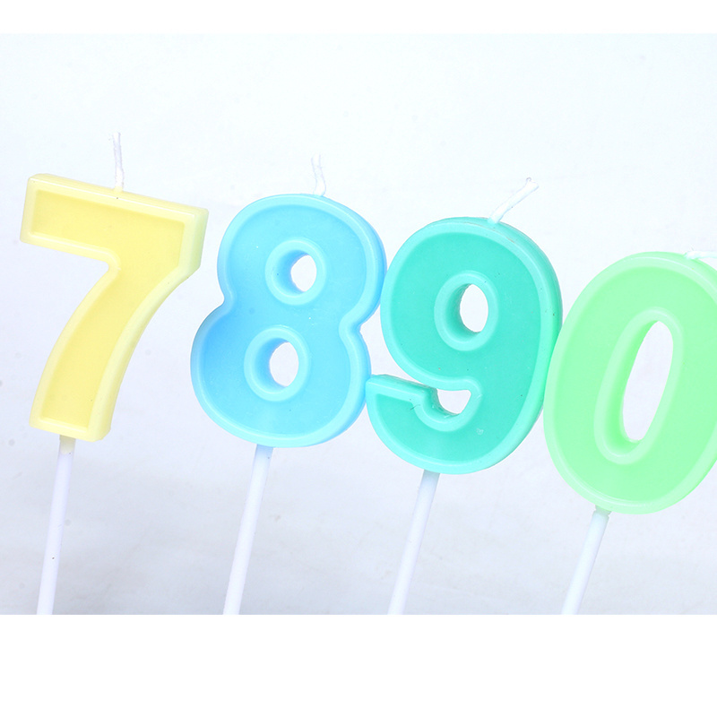 Factory Wholesale Birthday Number Candles 0 to 9