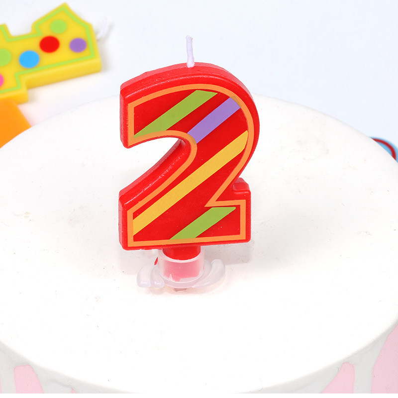 High Quality Number 0 to 9 Birthday Candle For Kids