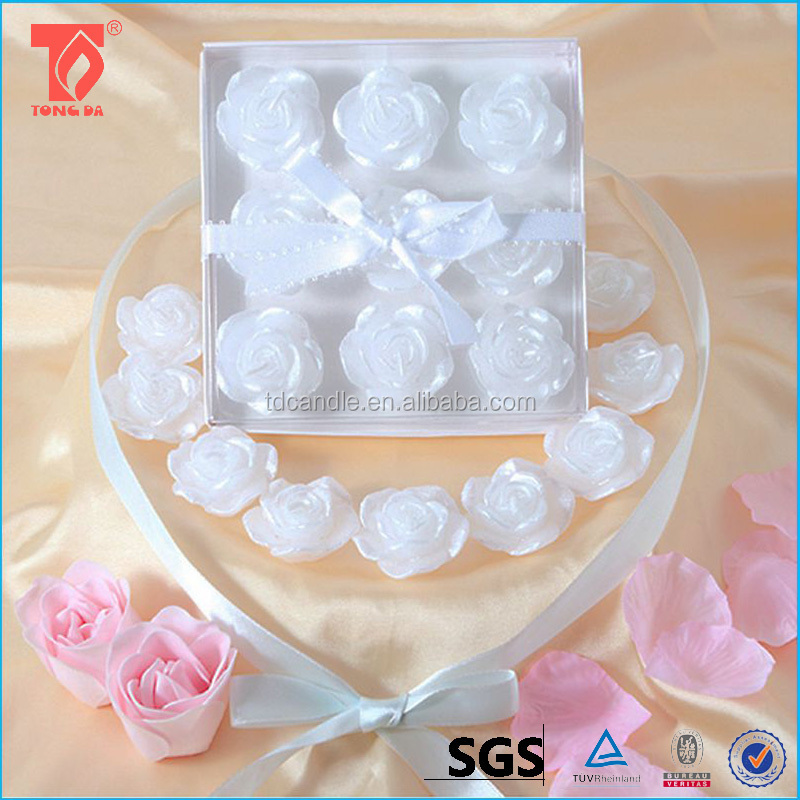 Colorful birthday and party cake candles Happy Birthday lovely flower shaped