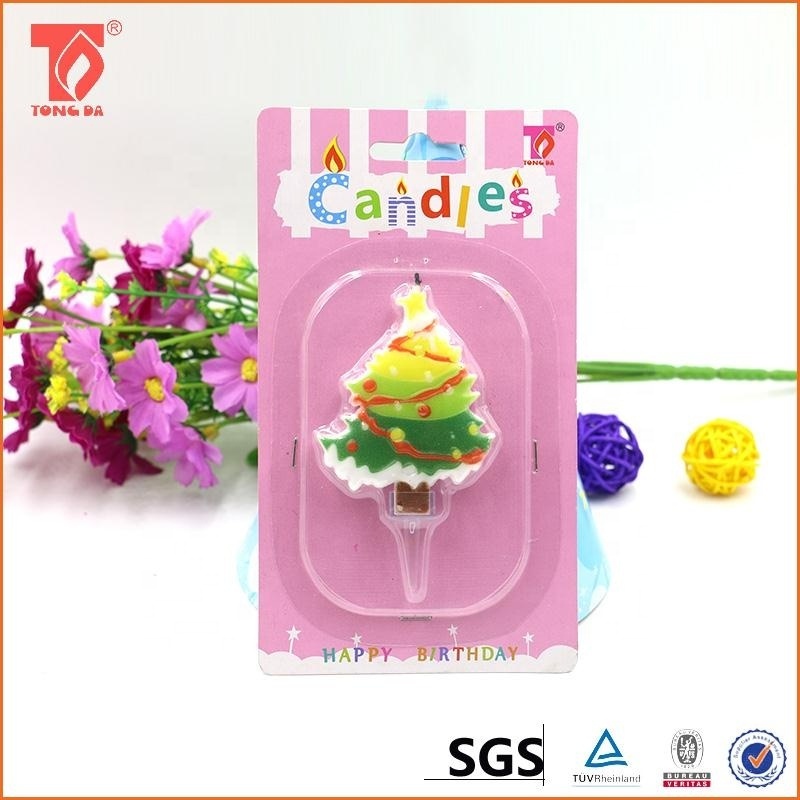 Party cake decoration candles Children birthday gifts Creative shape Cartoon cute smokeless candles