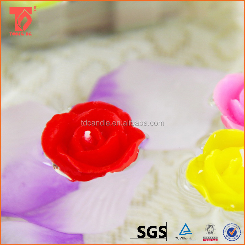 Colorful birthday and party cake candles Happy Birthday lovely flower shaped