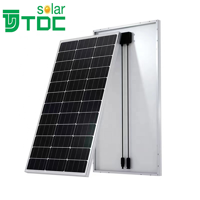 House Solar Panel Price 100W 100Watt 110W 120W 130W Monocrystalline carport structure solar system carport pergola