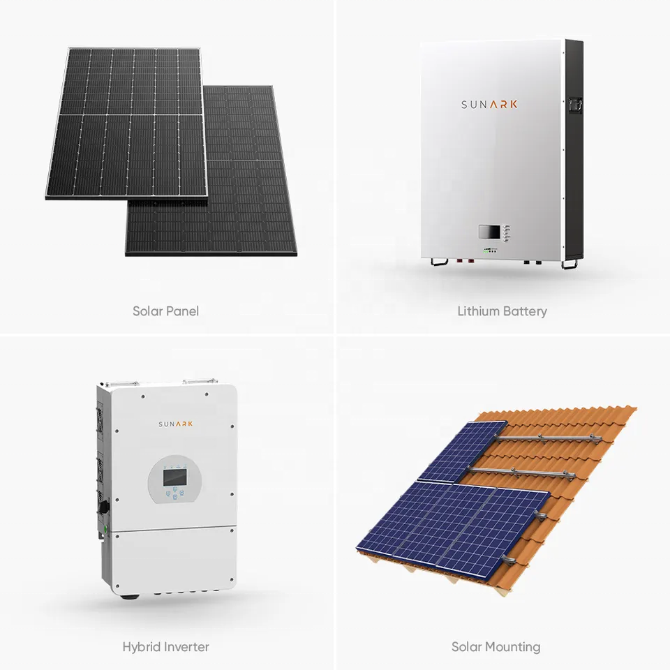 3KW Solar System Home Power with Hybrid Inverter Off Grid Solar Energy System Complete Solar Panel Kit