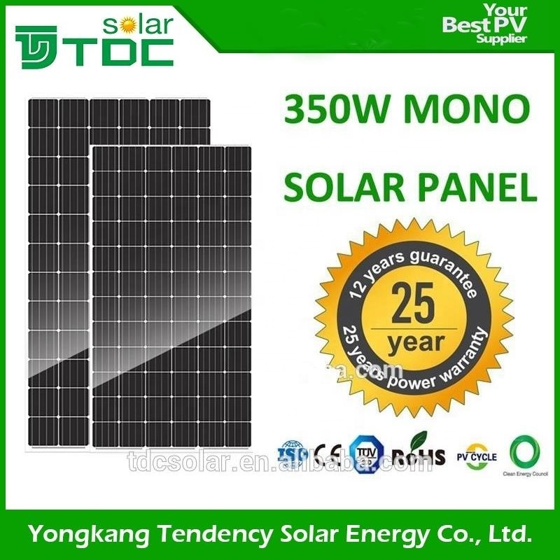 5BB solar module 350 watt 72 cells monocrystalline 350w panel solar panel paneles solares fotovoltaicos