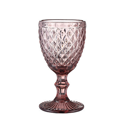 Blue goblet glasses/ goblet glass/ Machine press copas de vino colores wine glass stemware goblet with spray color