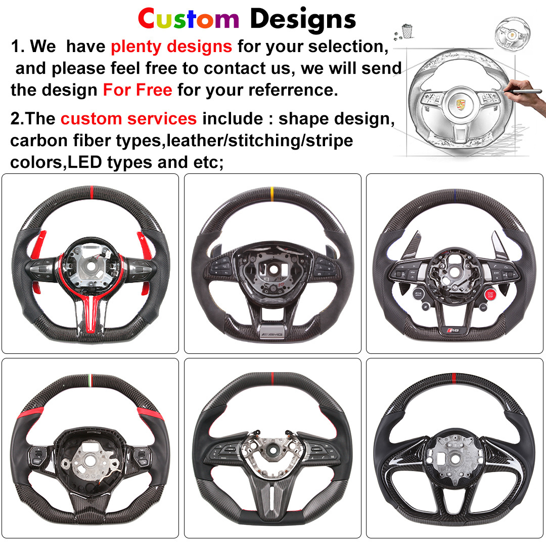 100% Carbon Fiber Steering Wheel For ISUZU D Max