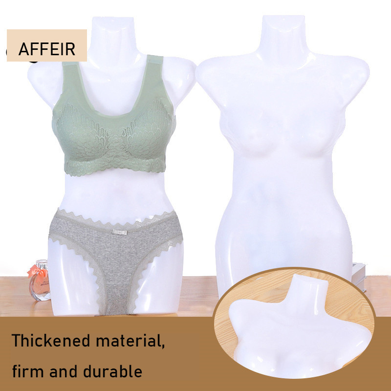 Human body half body swimsuit mannequin piece model prop clothing display rack plastic mannequin