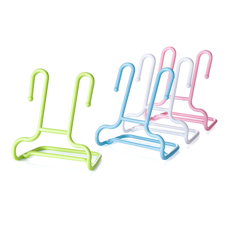 Multi-Functional Shoe hanger Plastic Shoes Drying Rack Stand Hanger Hanging Storage Shelf  Children Kids Shoes Organizer