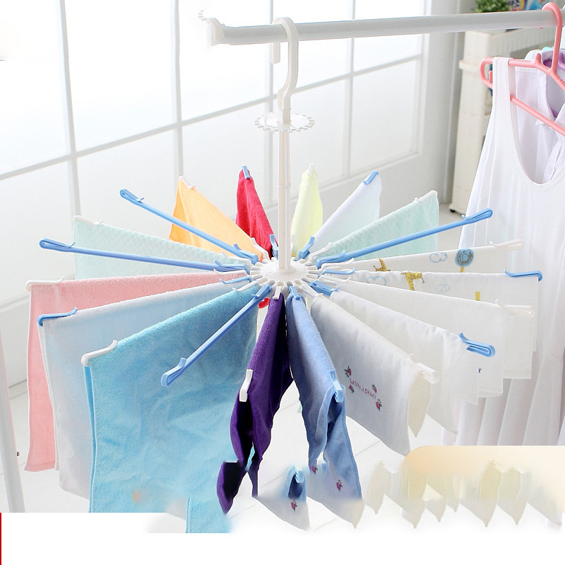 Drying Balcony Expansible Folding Hangers Thickened Indoor suspensible Multi Function Folding Hanger Drying Racks