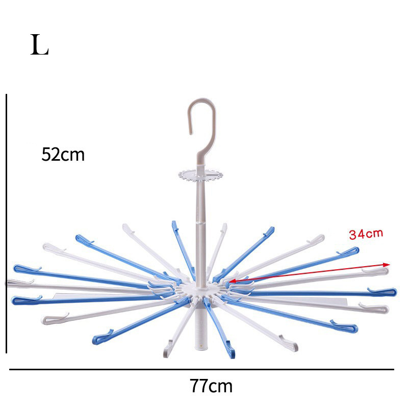 Drying Balcony Expansible Folding Hangers Thickened Indoor suspensible Multi Function Folding Hanger Drying Racks