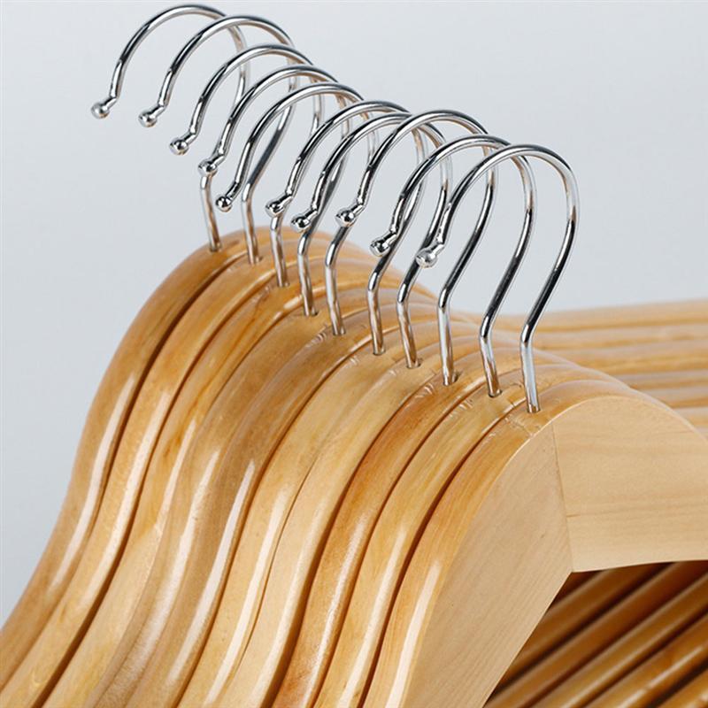 Solid Wood Clothes Hangers Drying Rack Clothing Store Shop Display Show Suit Shirt Trousers Underwear Closet Organizer