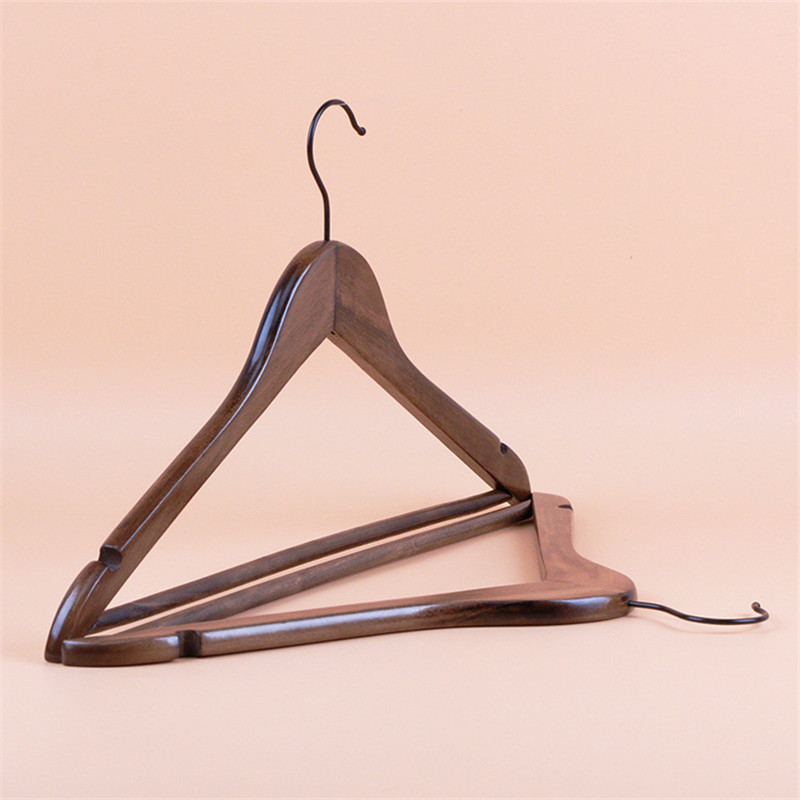 Wedding Dress Hanger Antislip Wooden Clothes Hangers 44cm Wood Coat Suit Wedding Gown Display Hanger Space Saving