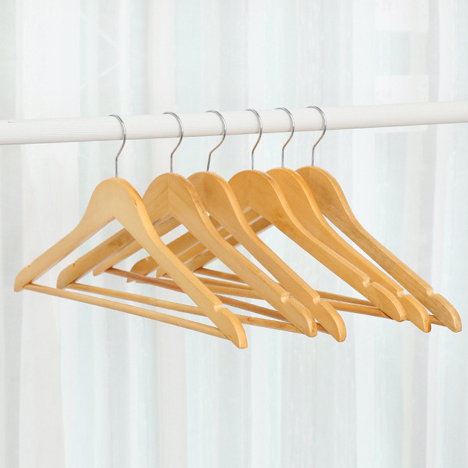 Solid Wood Clothes Hangers Drying Rack Clothing Store Shop Display Show Suit Shirt Trousers Underwear Closet Organizer