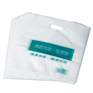 Cheap Transparent PE Hotel Laundry Bag Suit Garment Packaging Dry Cleaning Dust Cover Plastic Polythene Bag for Clothe