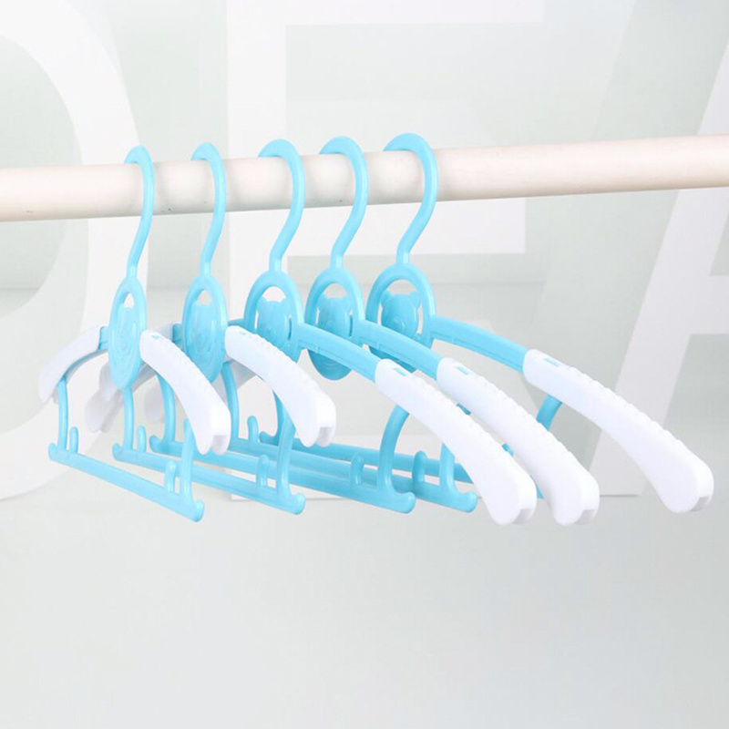 Parent-child Adjustable Clothes Hanger Plastic Flexible Baby Clothes Hanger