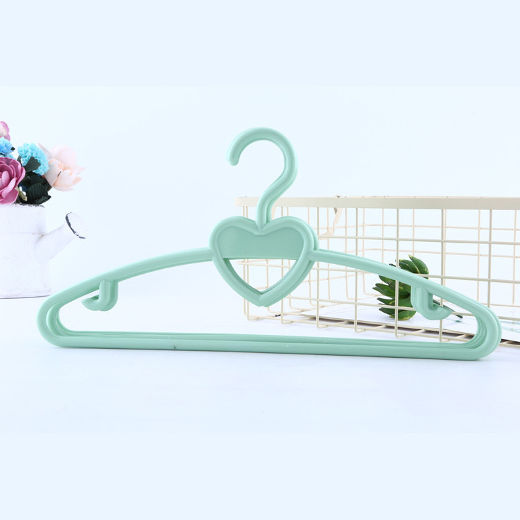 Heart-shaped Adult Jacket Clothes Non-slip Plastic Hanger