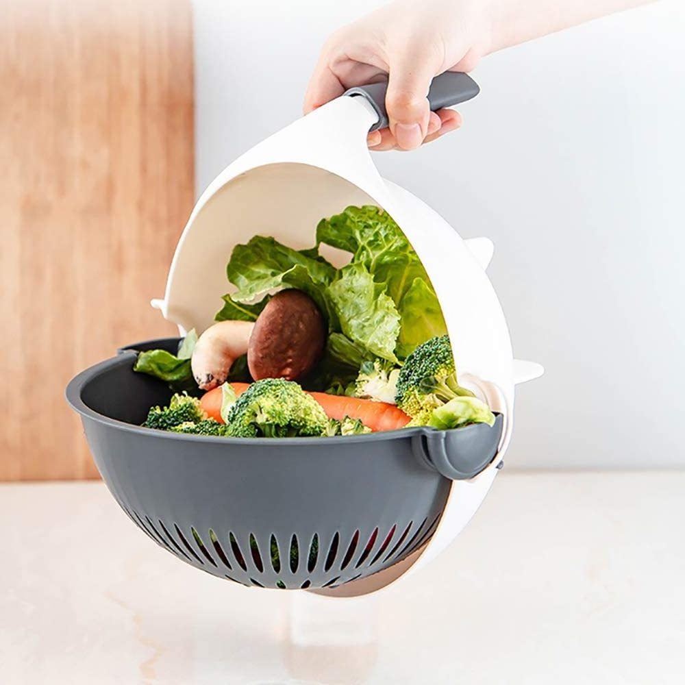 Magic Rotate Vegetable Cutter Chopper With Drain Basket Kitchen Cutting Tool Fruit Shredder Grater Slicer Drop Shipping