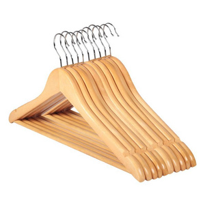 Solid Wood Clothes Hangers Drying Rack Clothing Store Shop Display Show Suit Shirt Trousers Underwear Closet Organizer