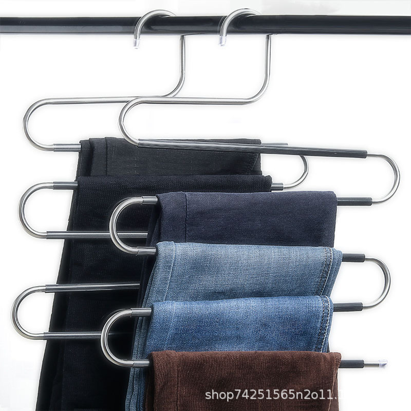 Space Saving S Shaped Hangers with Extra Grip for all Clothes Pants Jeans Scarf  Non Slip Organizer for your Closet at Home