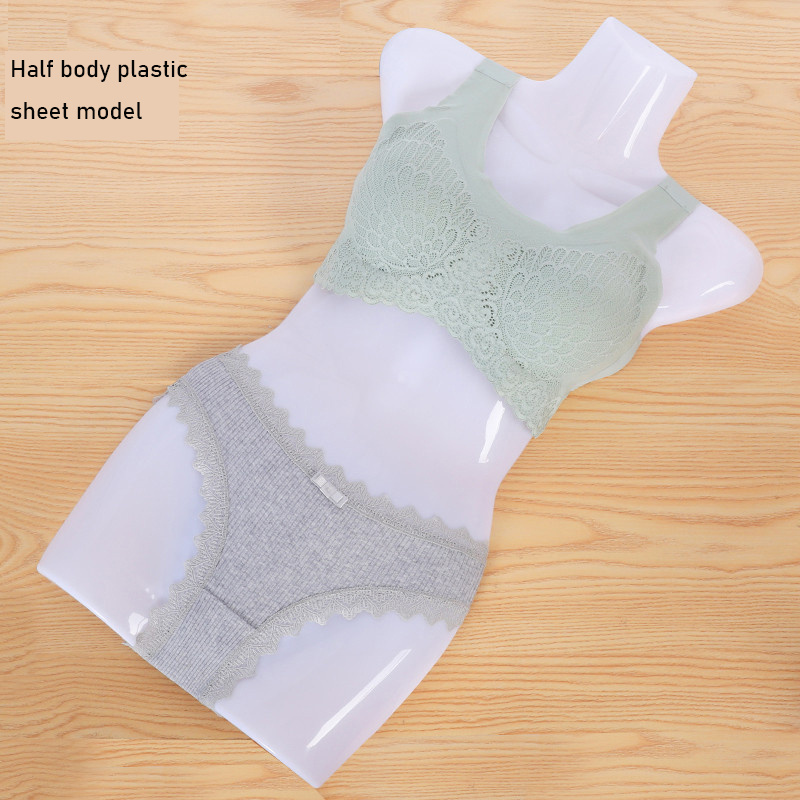 Human body half body swimsuit mannequin piece model prop clothing display rack plastic mannequin