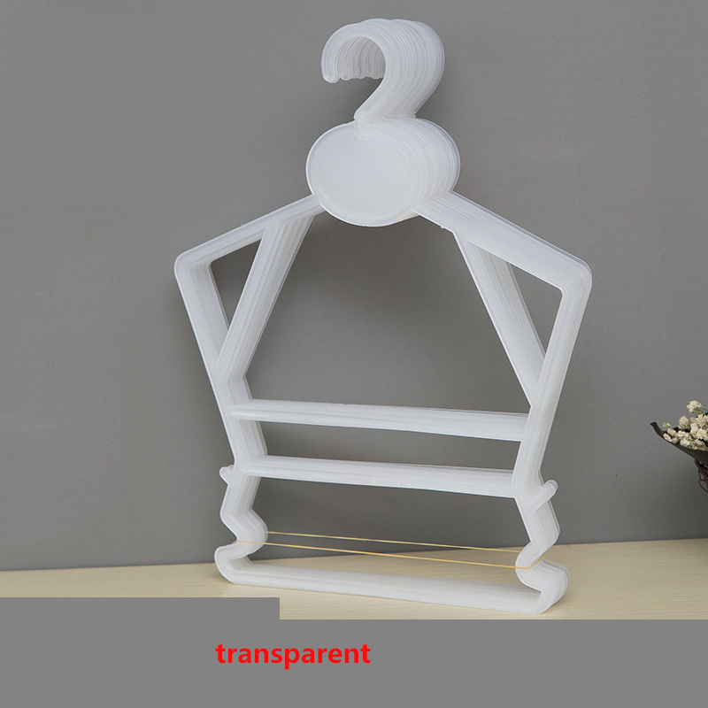 Plastic Children's Clothing Hanger One-Piece Suit Baby Child Children Infant Clothes Hanging Clothes Rack