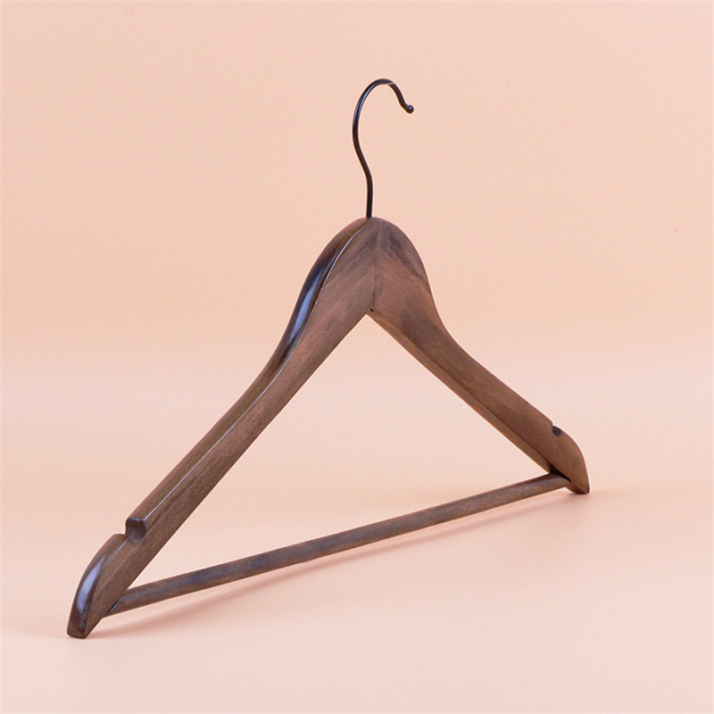 Wedding Dress Hanger Antislip Wooden Clothes Hangers 44cm Wood Coat Suit Wedding Gown Display Hanger Space Saving