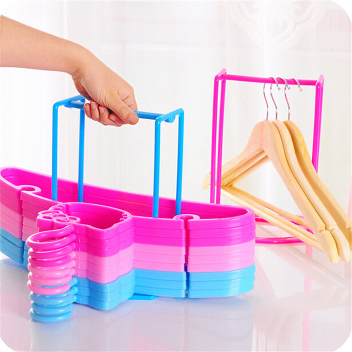 High quality clothes hanger stacker holder clothes hanger storage rack clothes hanger organizer