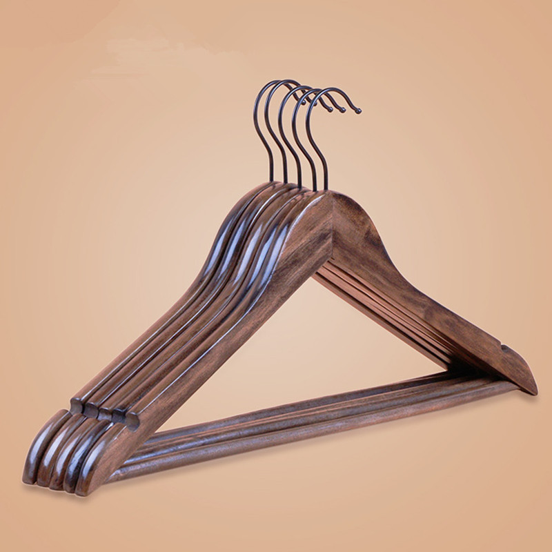 Wedding Dress Hanger Antislip Wooden Clothes Hangers 44cm Wood Coat Suit Wedding Gown Display Hanger Space Saving