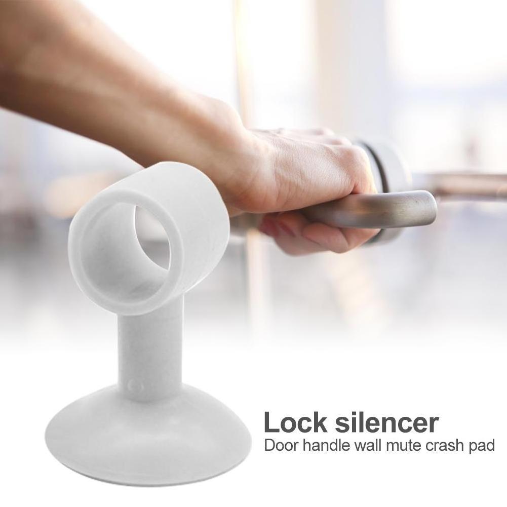 Household Anti-collision Silicone Doorknob Wall Mute Crash Pad Door Cabinet Door Handle Silencer Cushion Door Stopper