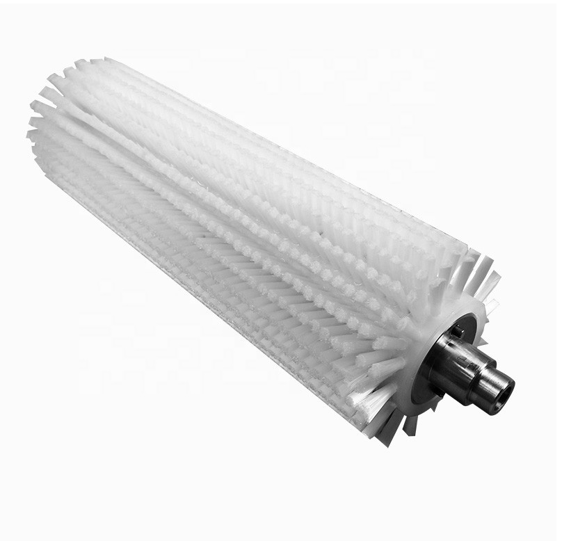 TDF Nylon Filaments Cleaning Food Conveyor Systems Cylindrical Roller Brush